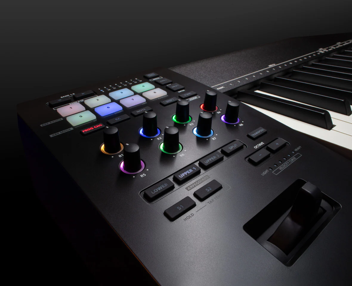 Roland A-88MK2 MIDI Keyboard Controller, 88 Weighted Keys - Image 8