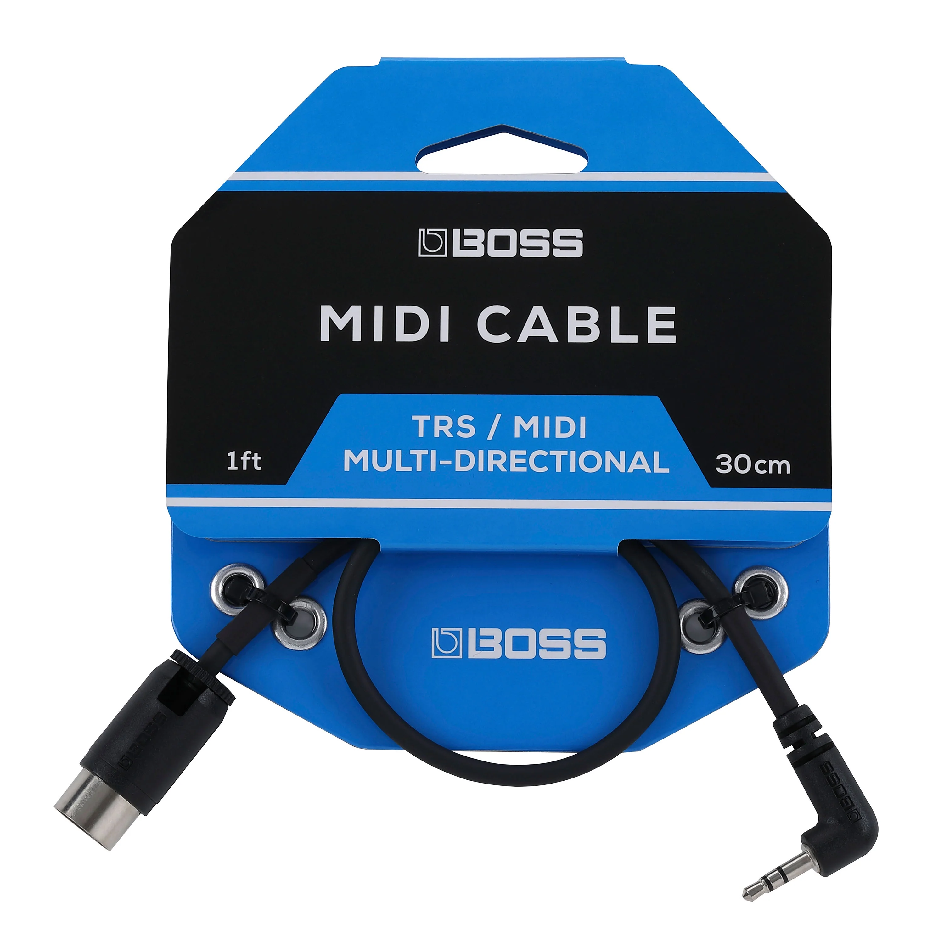 BOSS BMIDI-1-35 Interconnect Cable TRS/MIDI 1ft/30cm - Image 3