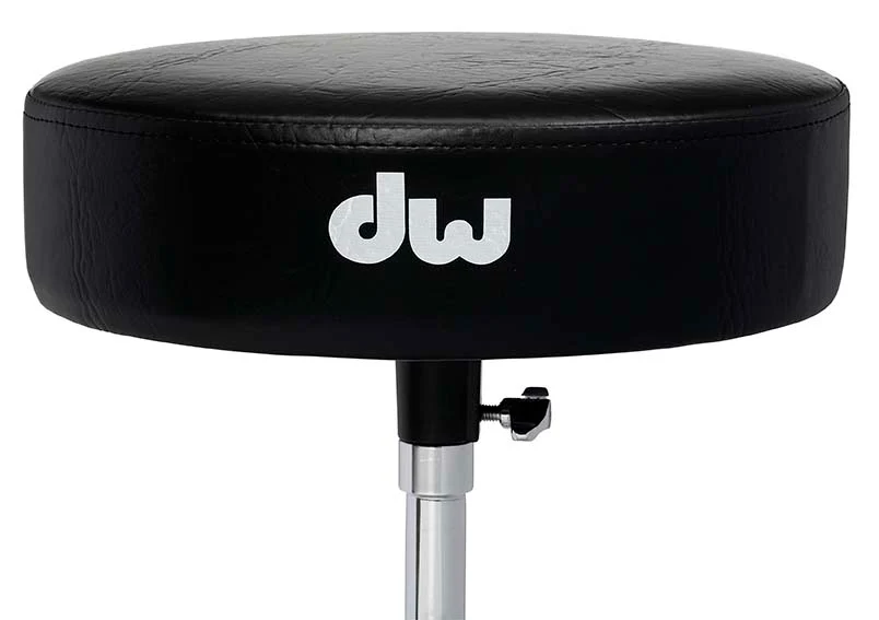 DW Drums 3000 Series Round Top Throne, Chrome - Image 2