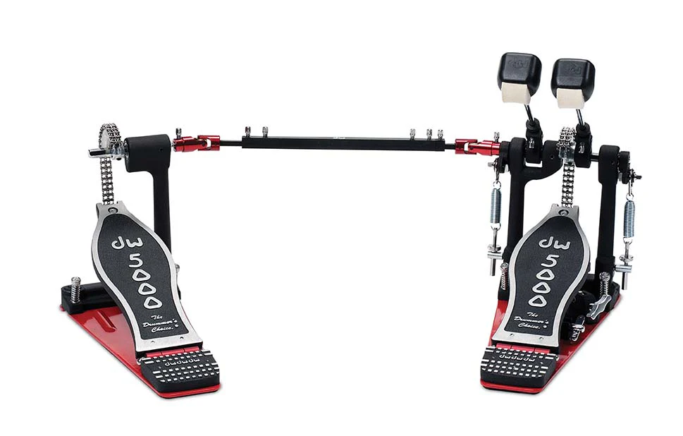 DW Drums 5000 Series Turbo Double Bass Drum Pedal with Bag