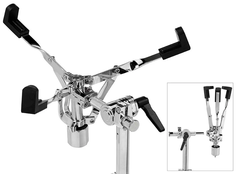 DW Drums 9000 Series Snare Stand, Chrome - Image 2