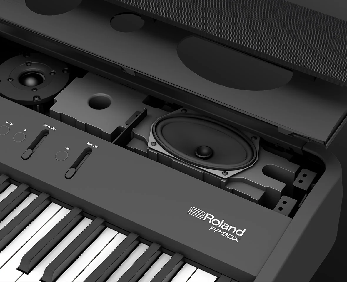 Roland FP-90X-BK Digital Piano (Black) with KSC-90 & KPD-90 Home Stand - Image 8