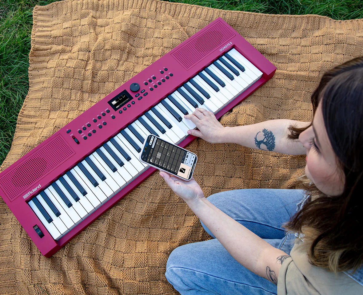Roland GO:KEYS-3 Music Creation Keyboard (Dark Red) - Image 5