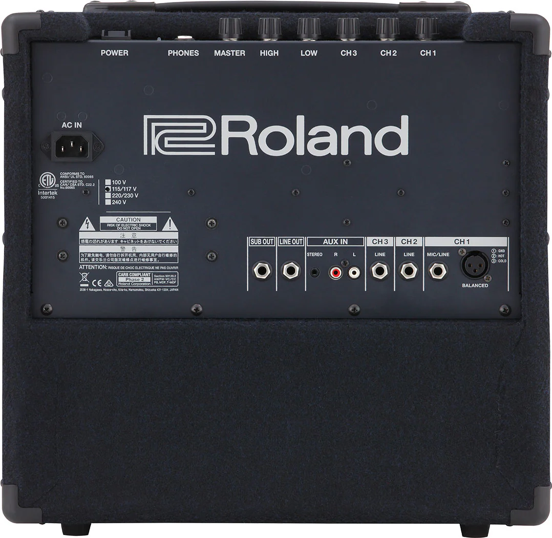 Roland KC-80 50 Watt 3 Channel Keyboard Amplifier - Image 4