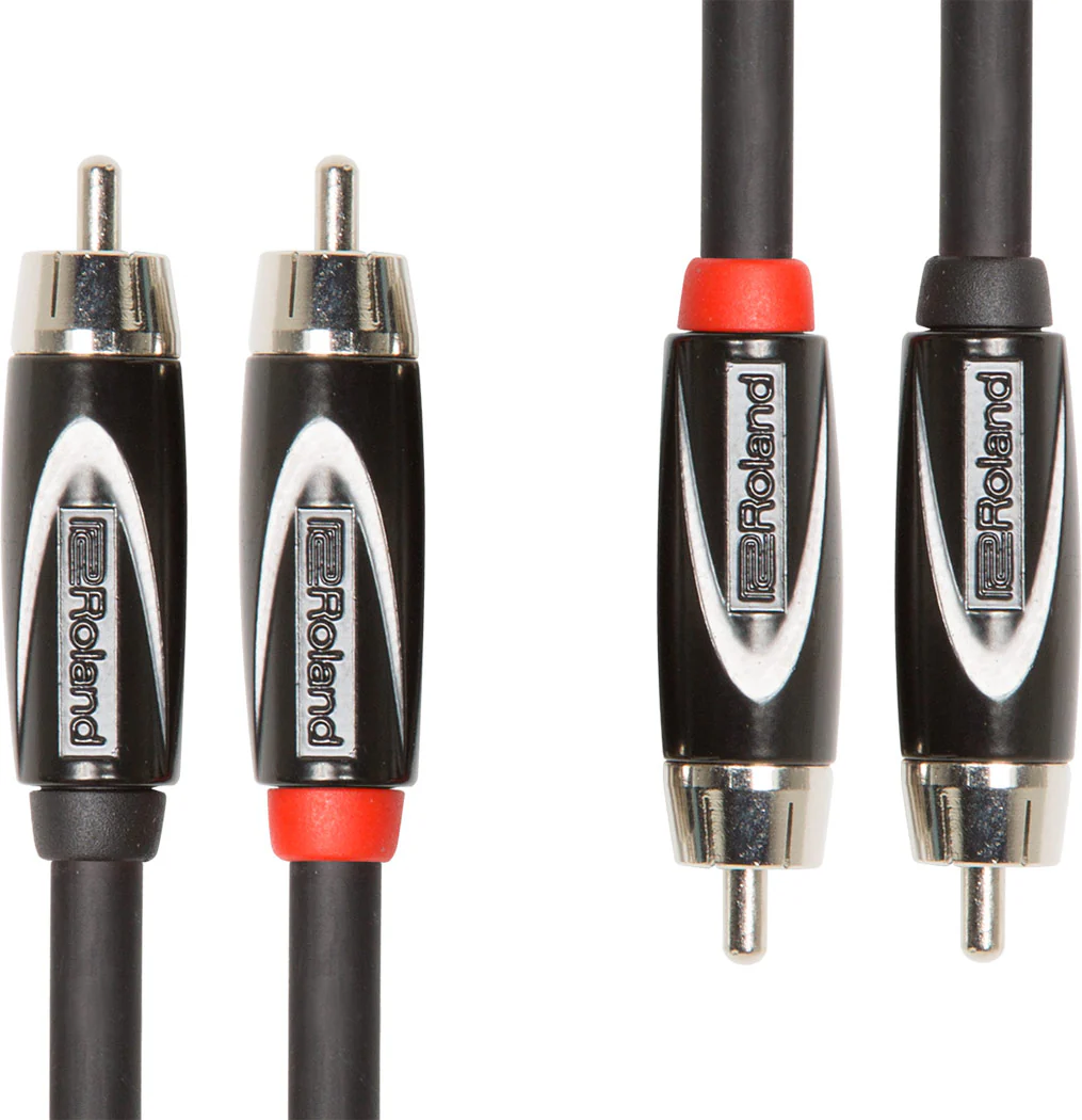 Roland RCC-10-2R2R Interconnect Cable, 10ft/3m, Dual RCA-RCA