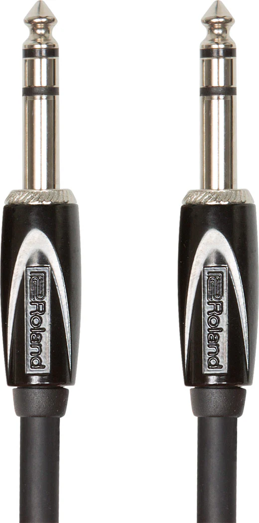 Roland RCC-15-TRTR Interconnect Cable, 15ft/4.5m, 1/4" TRS-1/4" TRS, Balanced