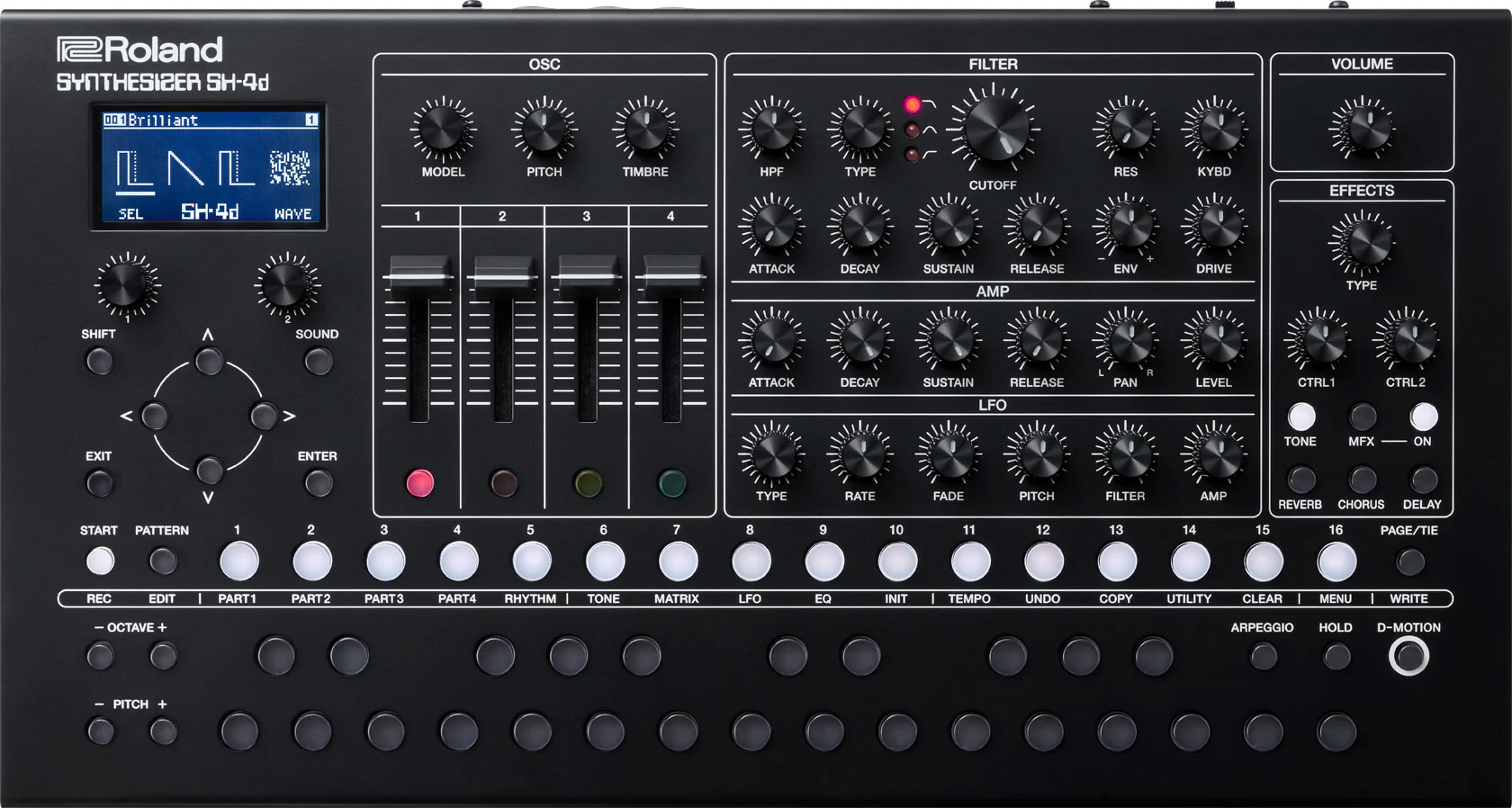 Roland SH-4D Desktop Synthesizer
