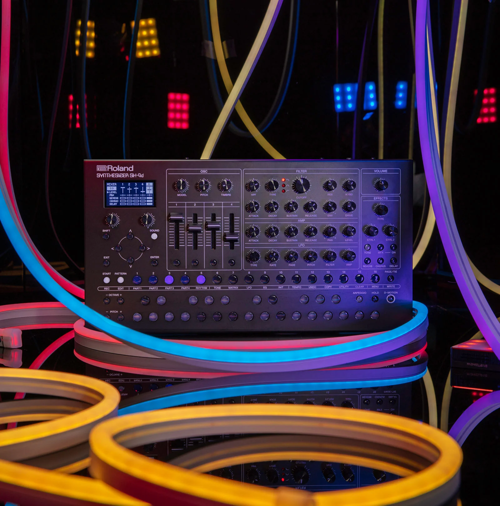 Roland SH-4D Desktop Synthesizer - Image 2