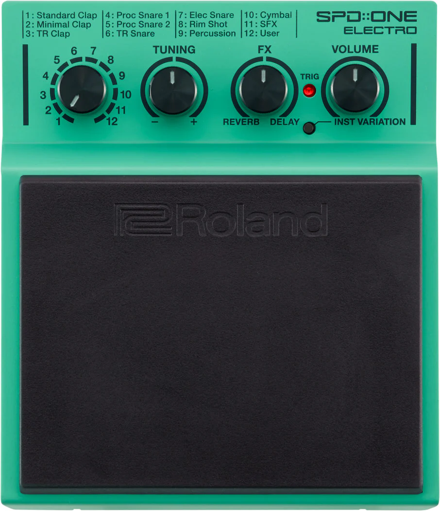 Roland SPD-1E Spd::One Pad -Electro Sounds and User Sample Import