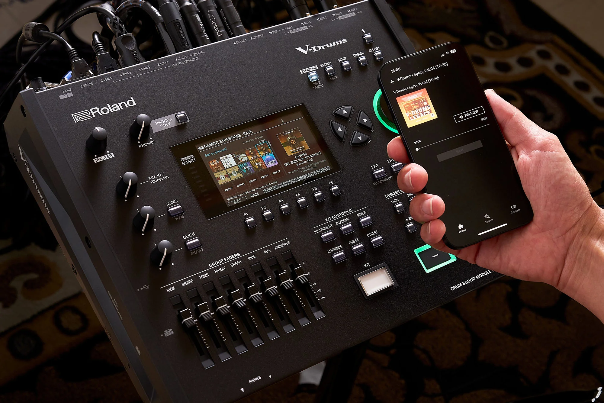 Roland V71 V-Drum Sound Module - Image 2